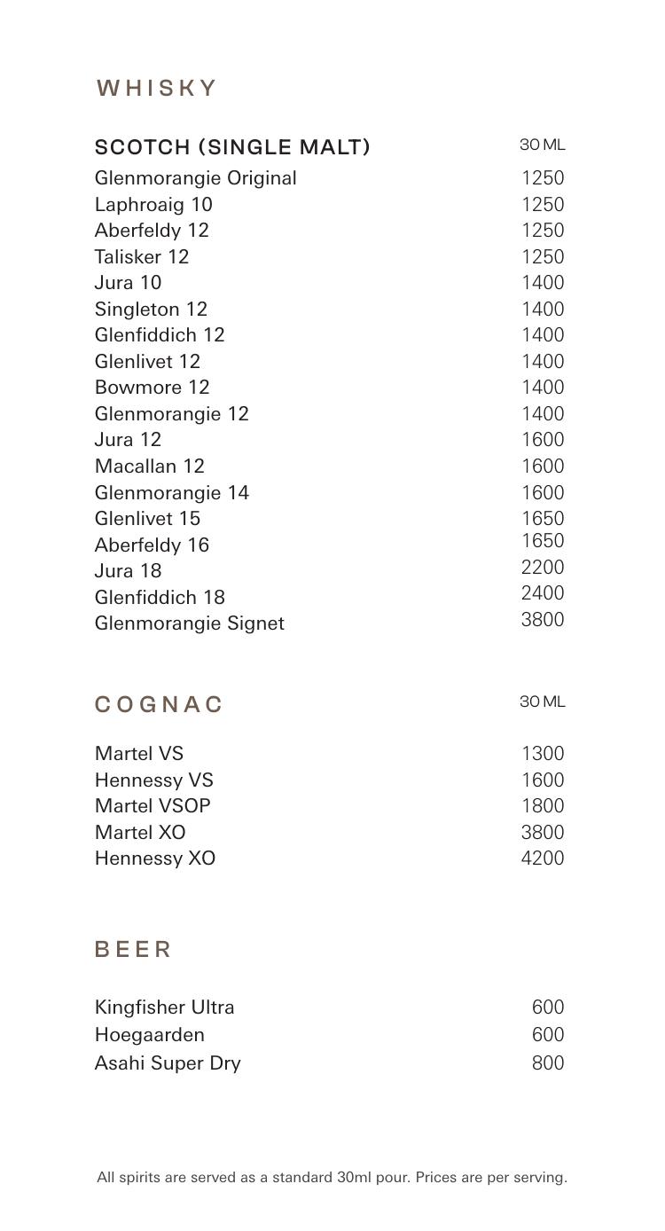 Bar menu page 14