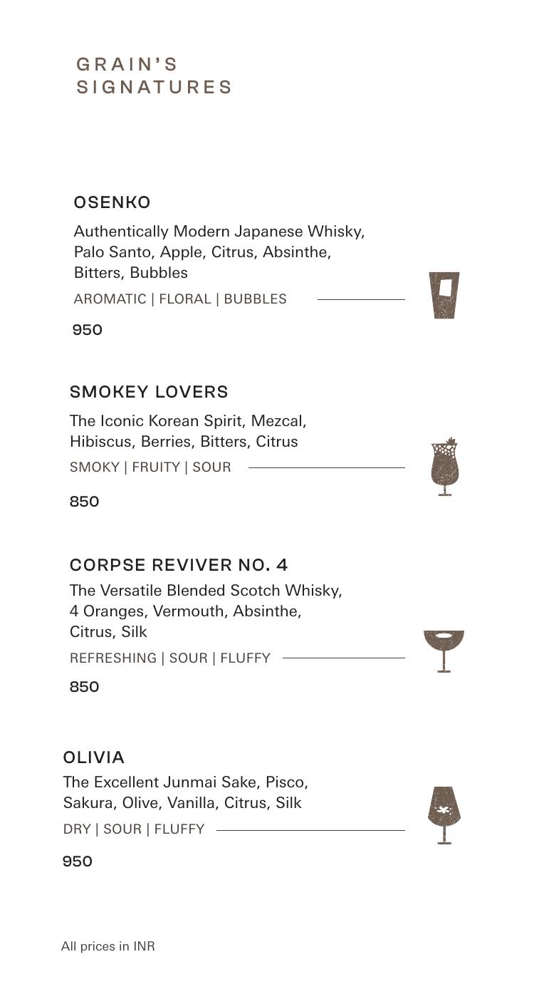 Bar menu page 6