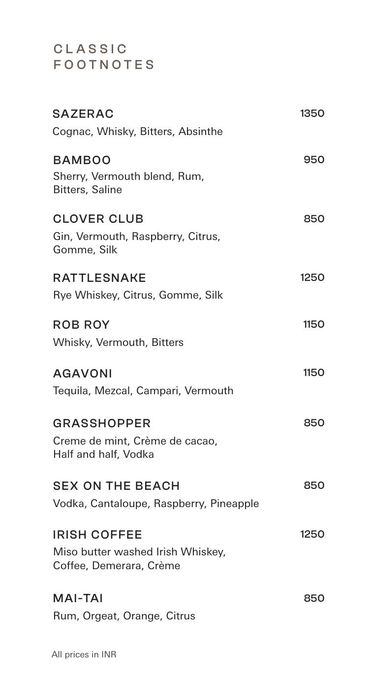 Bar menu page 9