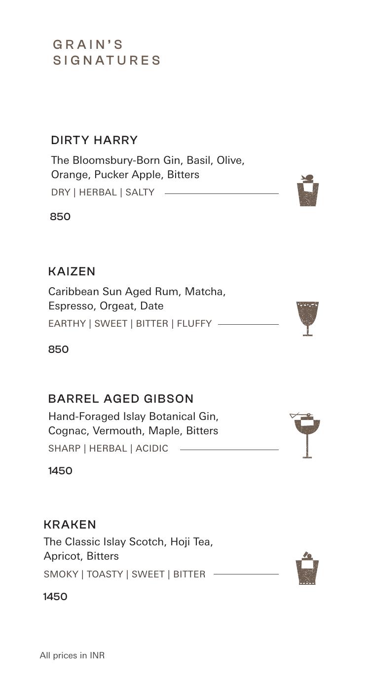Bar menu page 8