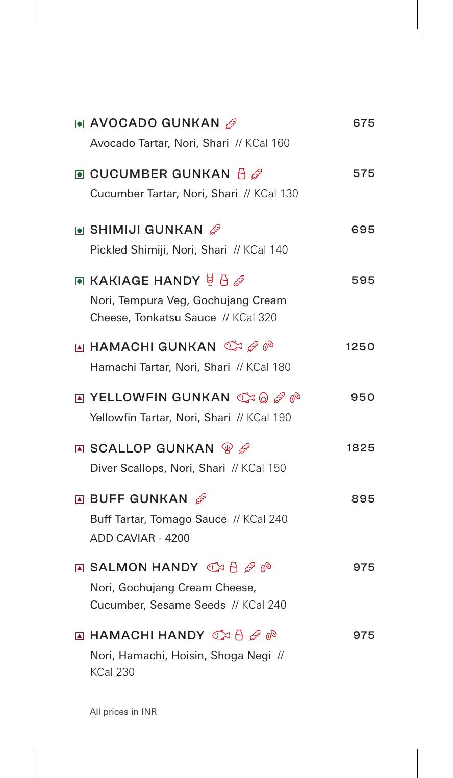 Food menu page 5